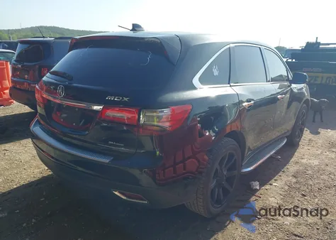 2015 Acura Mdx Technology Package from USA, damaged, VIN 5FRYD4H48FB019524